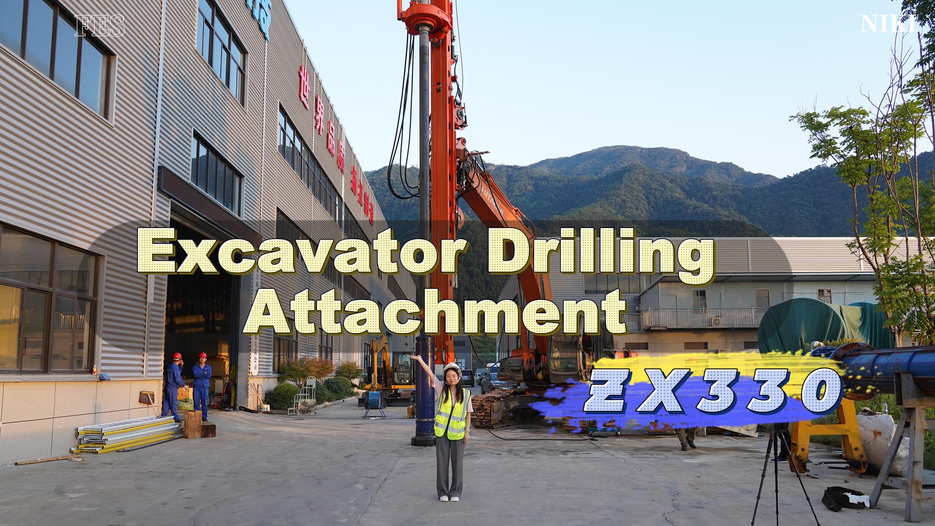 Drilling attachments with DTH hammer function